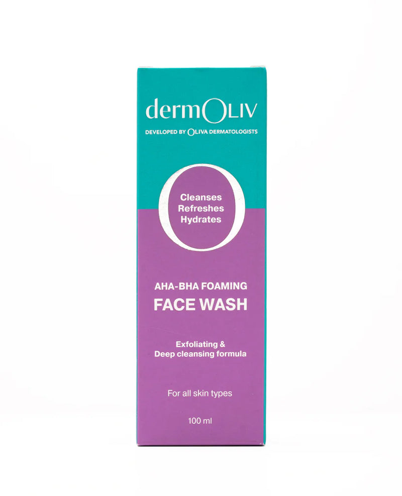 Oliva Acne & Oil Control Face Wash with Salicylic Acid – Deep Cleansing Formula for Clear, Oil-Free Skin