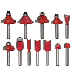 12/15pcs Milling Cutter Router Bit Set