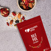Nourish You Goji Berry Nut Mix 5 Superfoods in 1 Trail Mix |Dried Goji berries | Almonds | Black Raisins | Watermelon and pumpkin seeds| High in vitamins and minerals | 250g (Pack of 1)