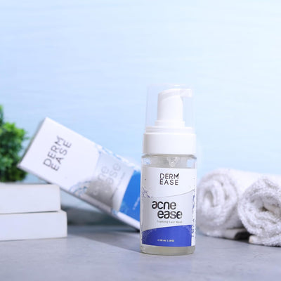 Dermease Acne Ease Foaming Face Wash for Pimple-Free Skin - 100ml