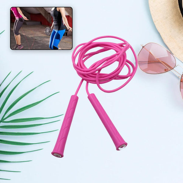 3m Plastic Adjustable Jump Rope – High-Speed Skipping Rope for Crossfit, Cardio & Fitness Training