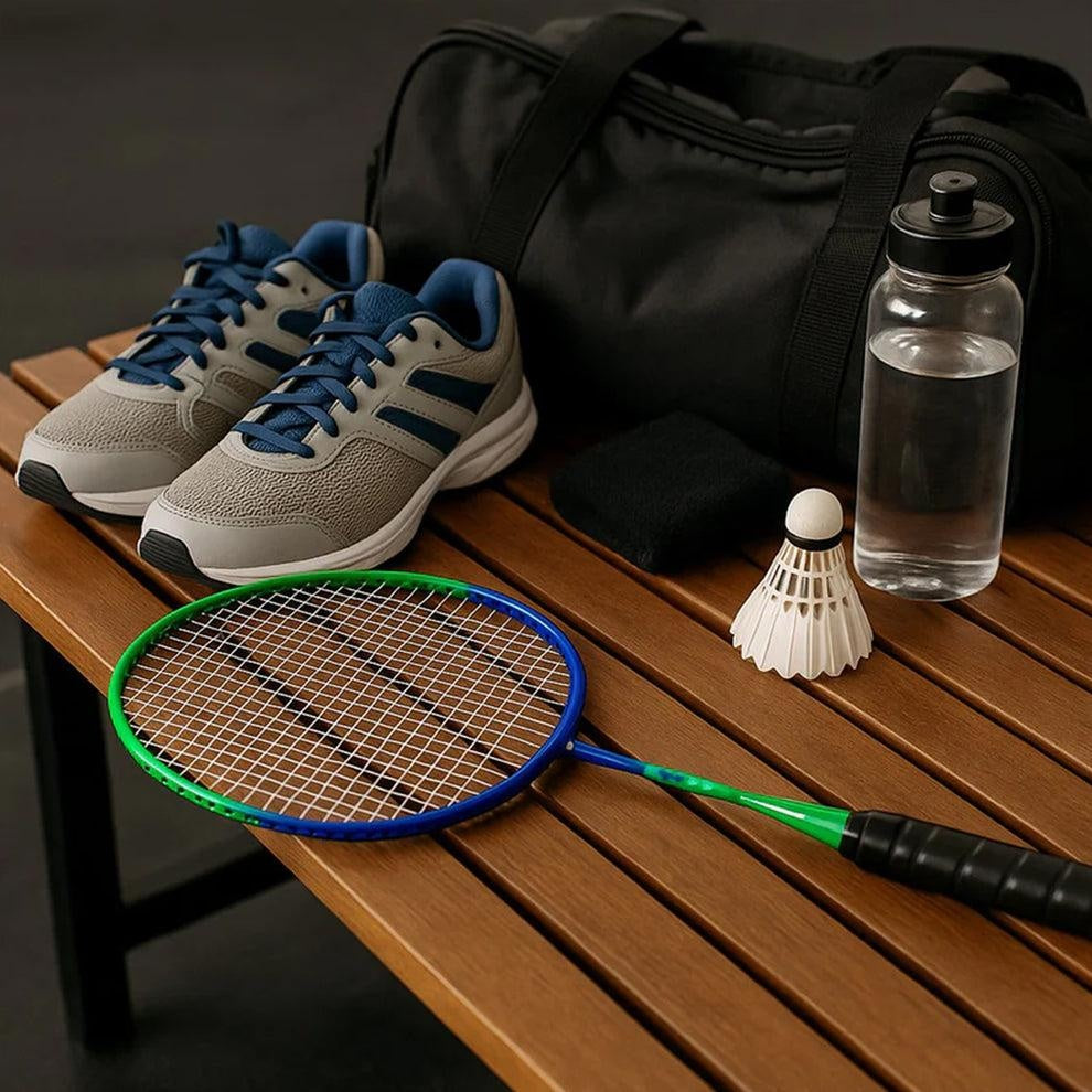 2 Pc Lightweight Kids Badminton Racket Set with Carry Bag – Fun Outdoor Sports Game