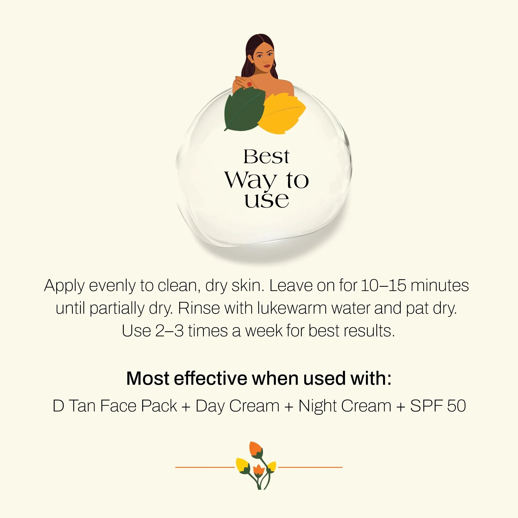 Ashpveda D-Tan Face Pack – Ayurvedic Tan Removal & Skin Brightening Formula for Clear Complexion