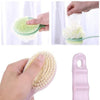2-in-1 Bath Brush with Long Handle | Back Scrubber & Body Massager for Shower