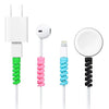 12722 Spiral Charger Cable Protector Data Cable Saver Charging Cords Protective For All Universal Earphone  Cable Cover (Pack Of 10)