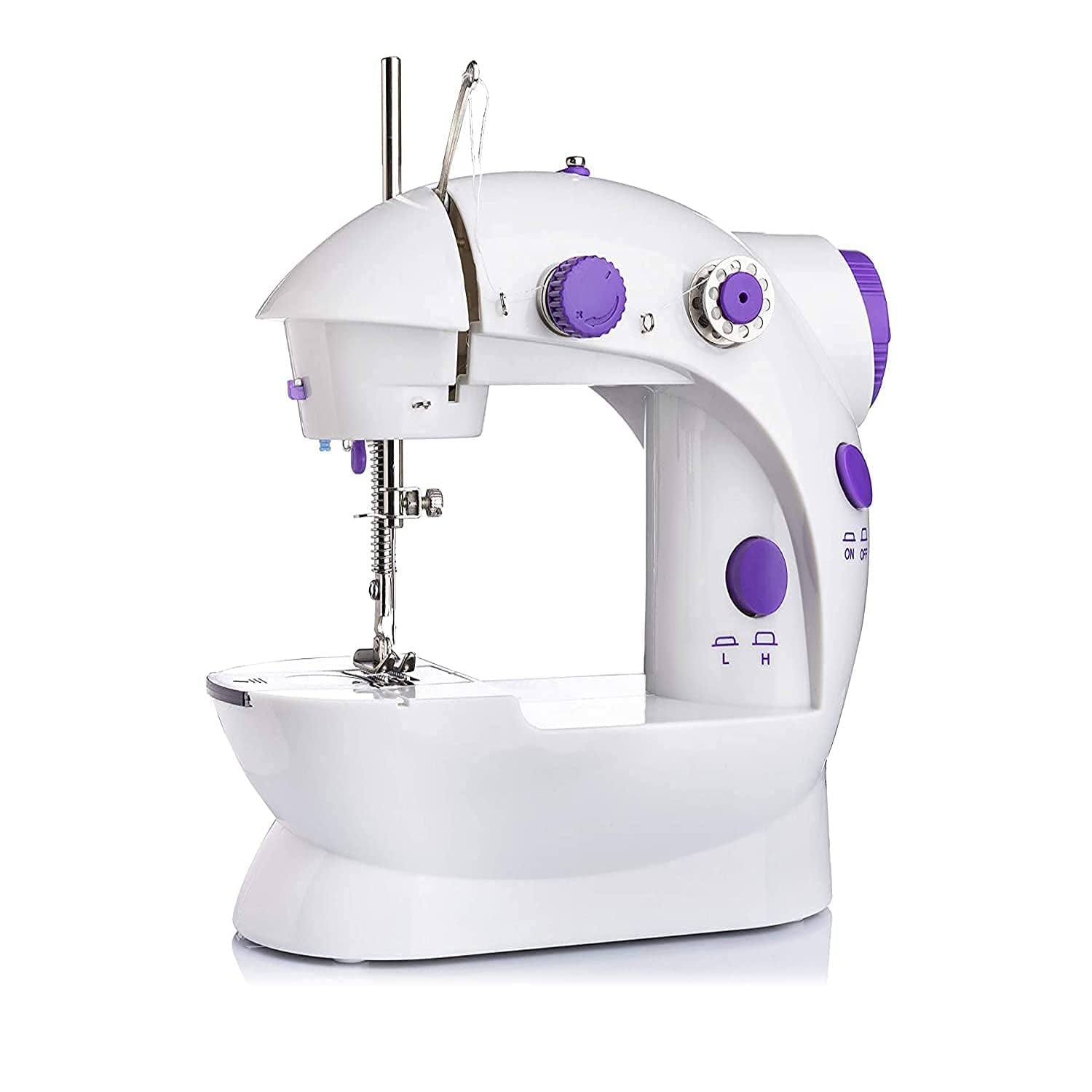 12917 Home Tailoring Sewing Machine With Extension Table Set Foot Pedal Adapter Mini Electric Silai Machine Port