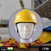 1798 Yellow Plastic Hard Hat Construction Cap (1pc Only)