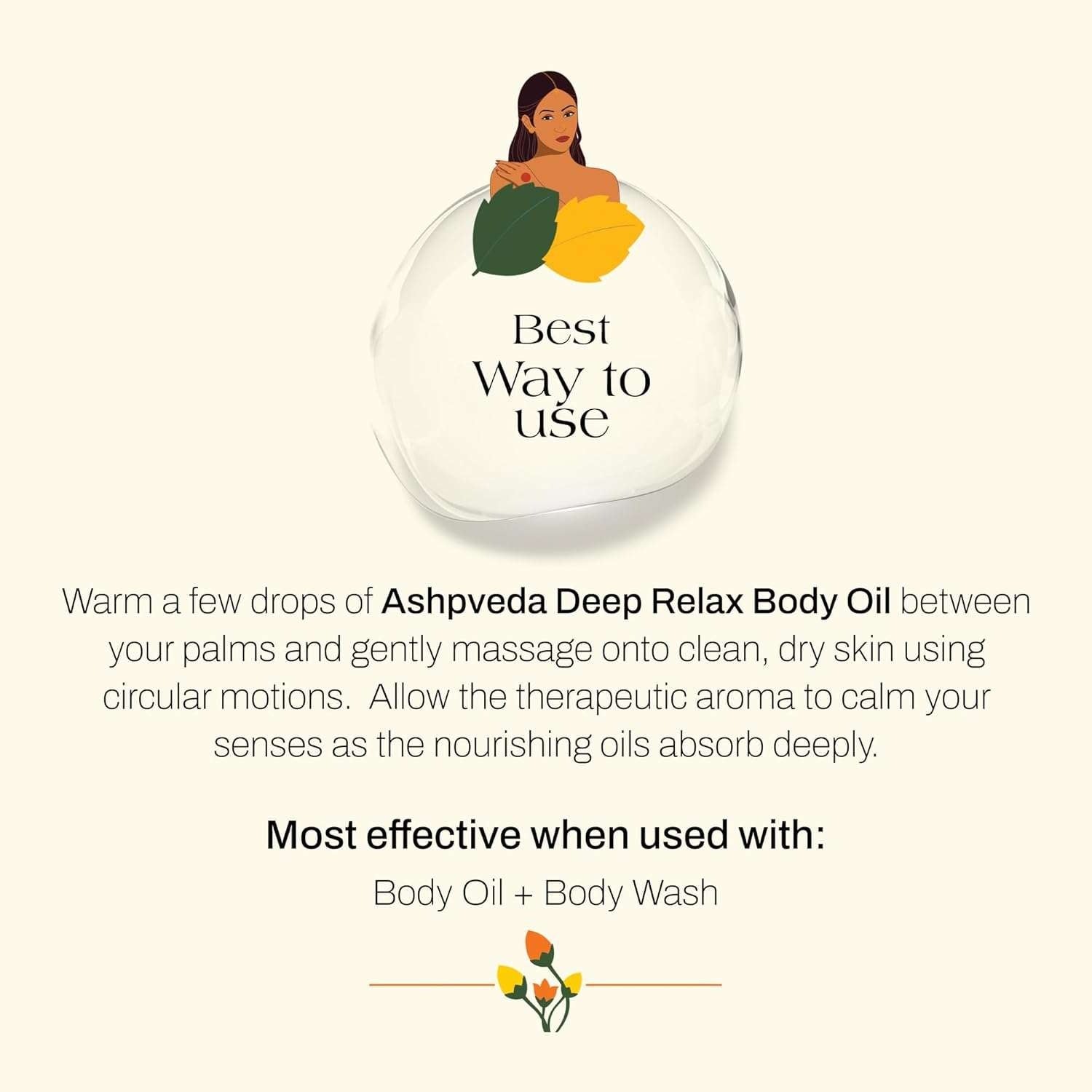 Deep Relax Body Oil – Lemongrass & Eucalyptus Aromatherapy Blend for Muscle Relief, Stress Reduction & Skin Hydration
